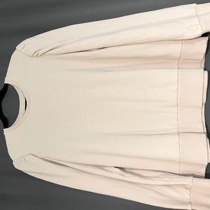 Stella and Dot Puff Shoulder Pink Sweater